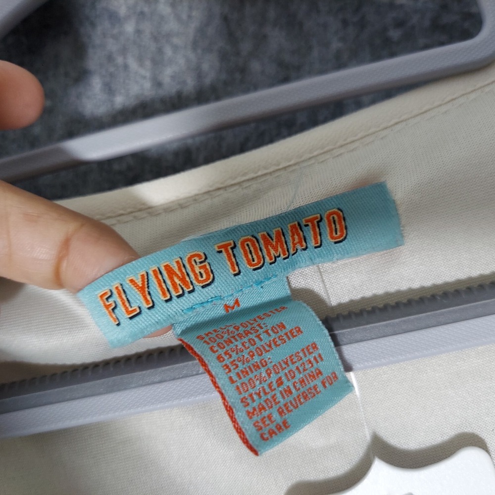 Flying Tomato Dress M Embroidered Lace Chiffon Lagenlook Handkerchief Festival - Picture 4 of 7